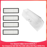 EYFL-5PCS Dust Box Filter Set For Xiaomi Mijia Omni B101CN Dreame S10 S10 Pro L10S Ultra S10 Plus W10S Pro Spare Replace Part