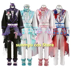 Ensemble Stars 2 Ayase Mayoi  Amagi Hiiro  Oukawa Kohaku Shiina Niki CCosplay Costume Custom size Black Pink Red Blue
