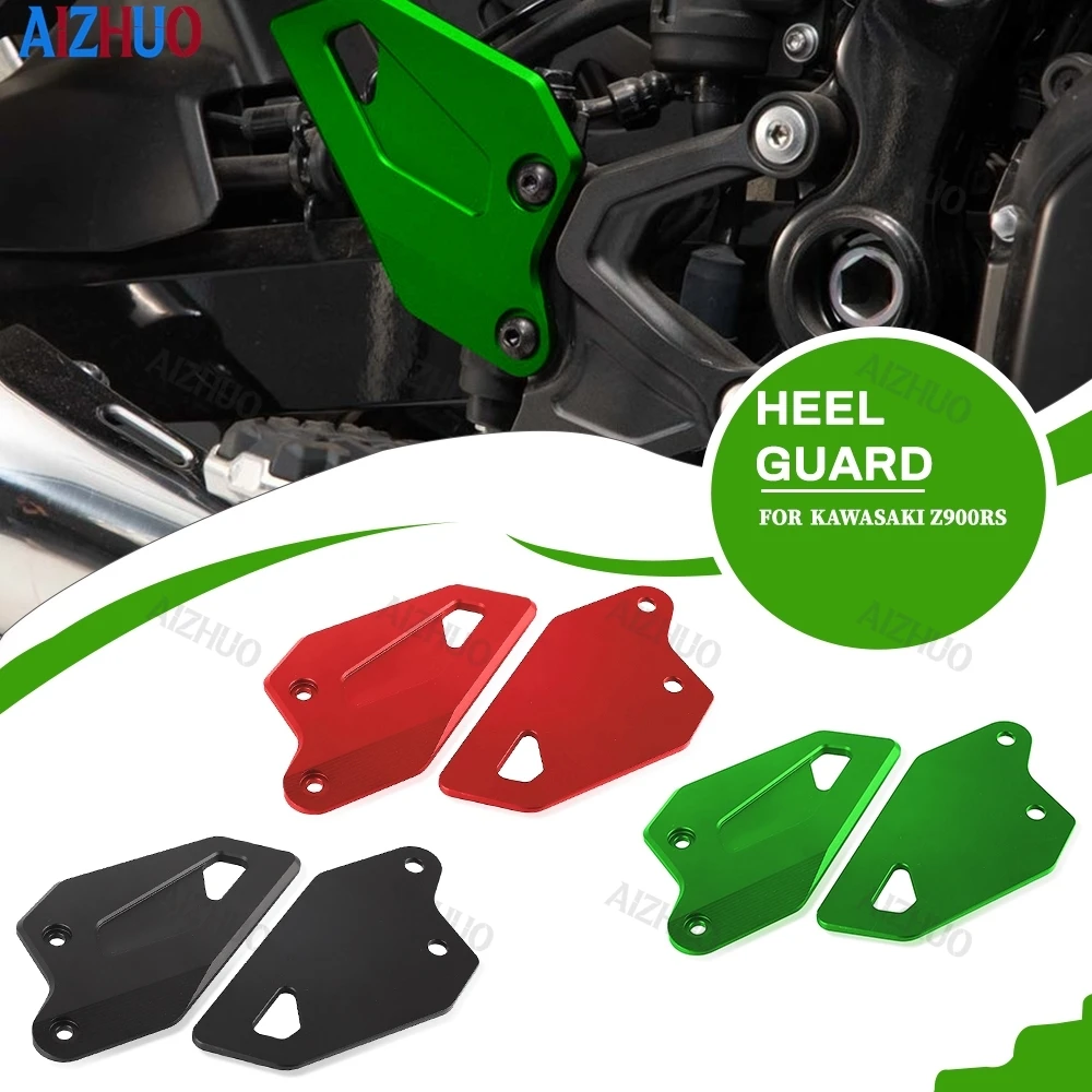 

Z900RS Set Heel Plate Guard For KAWASAKI Z900RS Z900 RS Cafe 2017-2020 2021 2022 Motorcycle Rear Foot Peg Foot Pedal Footrest
