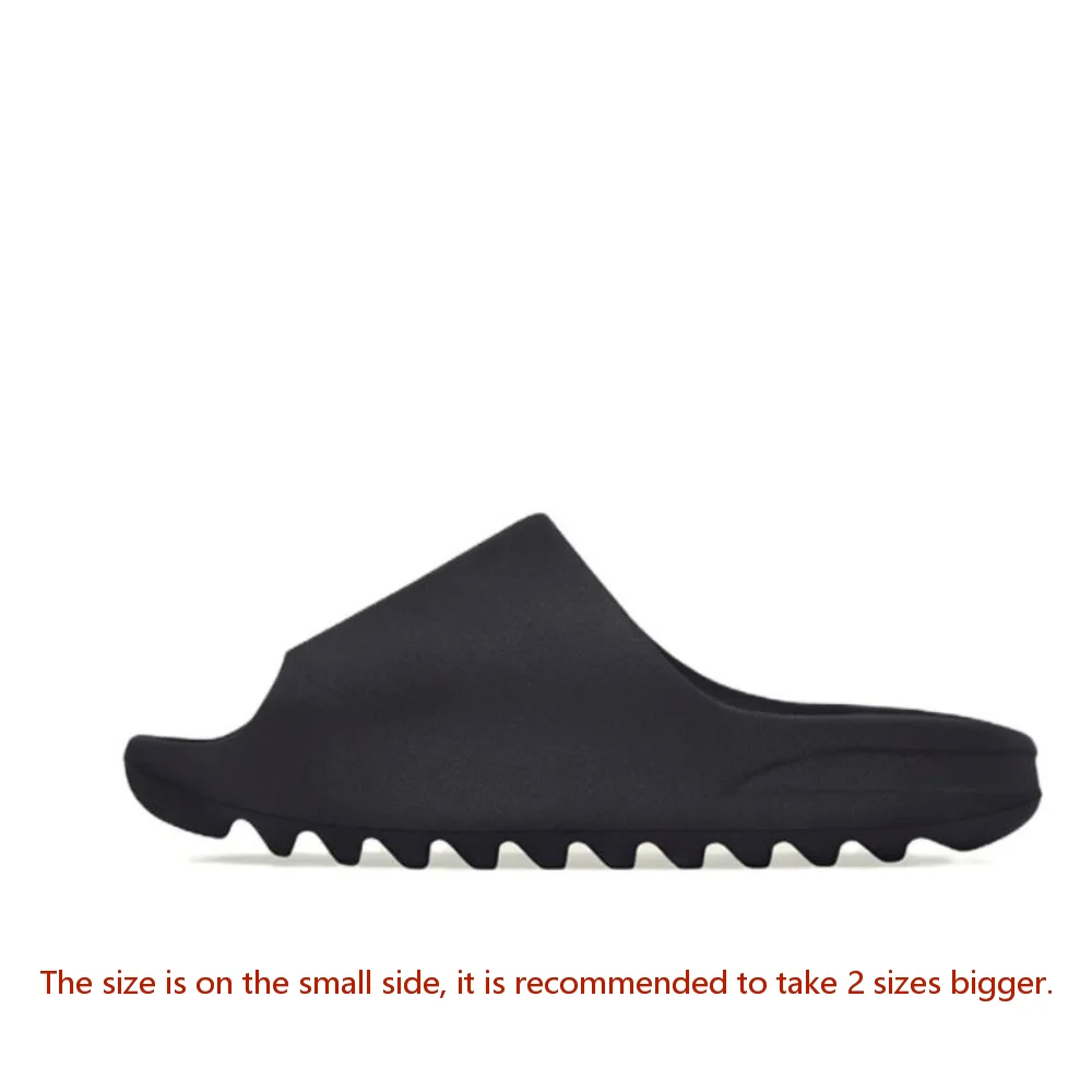 Adidas Black Yeezy Slide Men's Women's Fashion Slippers Soft Cushioned Comfort Sandals