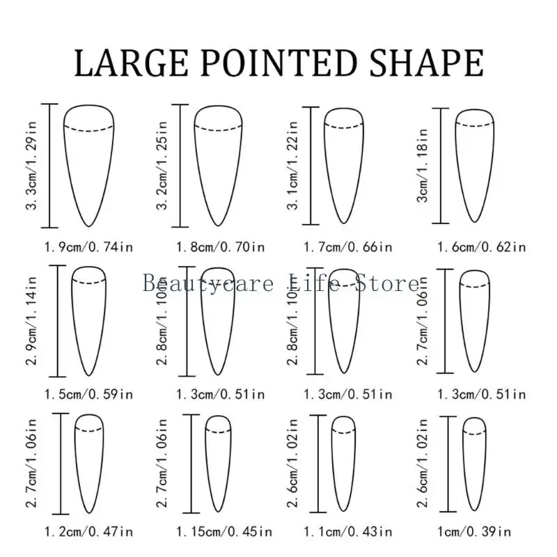 652c amandel valse nagellijsten op nagelstick op nagel Halloween -druk op nagel vrouwen