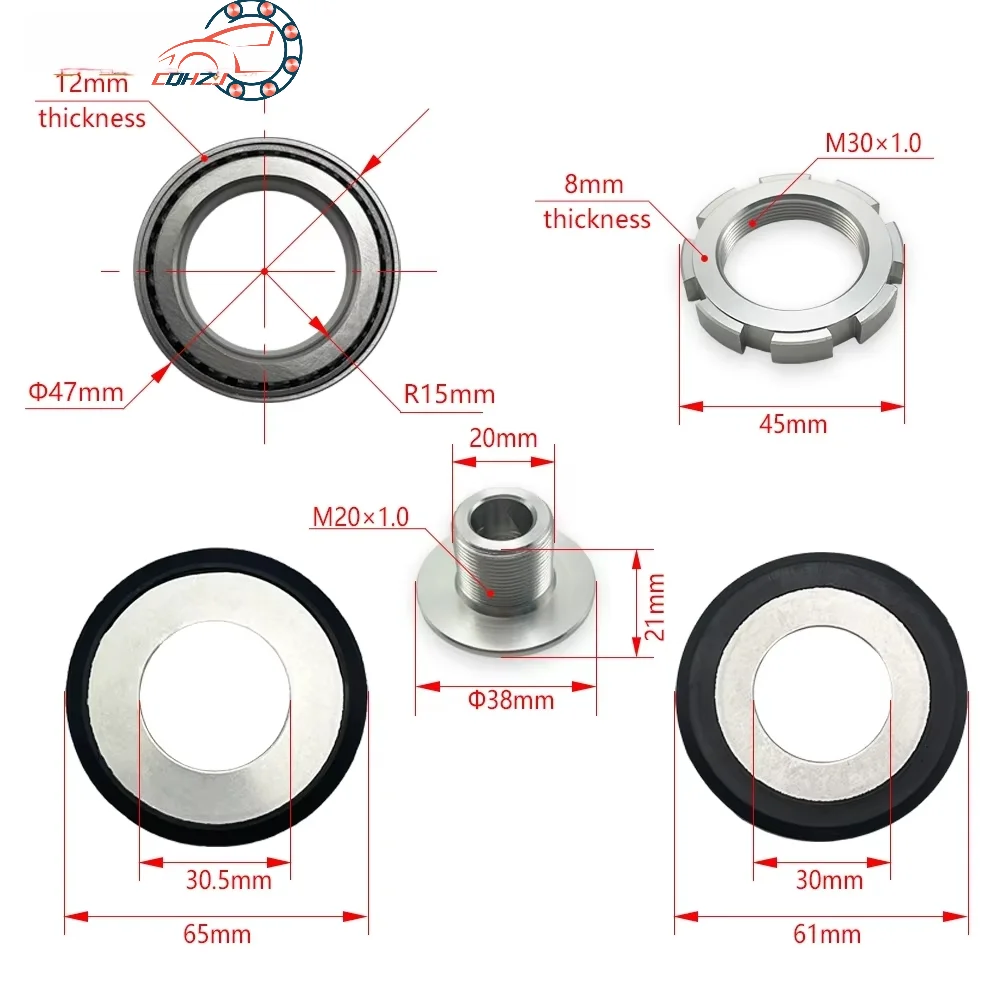 Motorcycle Steering Stem Bearings For SURRON Ultra Bee Steering Column Dustproof Rubber Bolt Nut Motorcoss Original Accessories