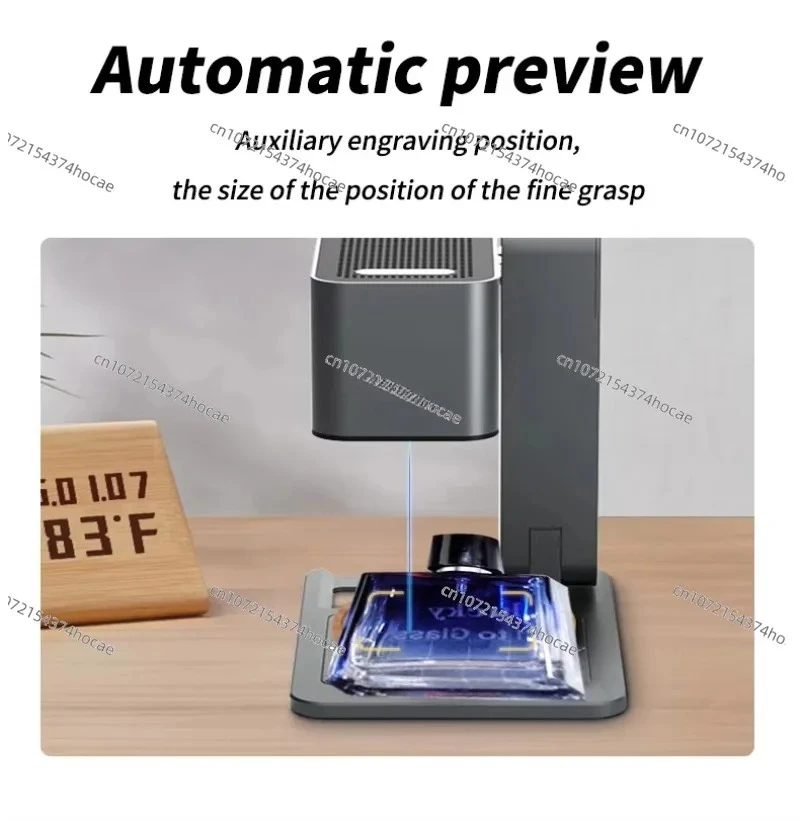 

C15w портативный 80*80 мм лазерный гравировальный станок с цифровым управлением лист дерево флакон духов металлический кожаный лазер мини