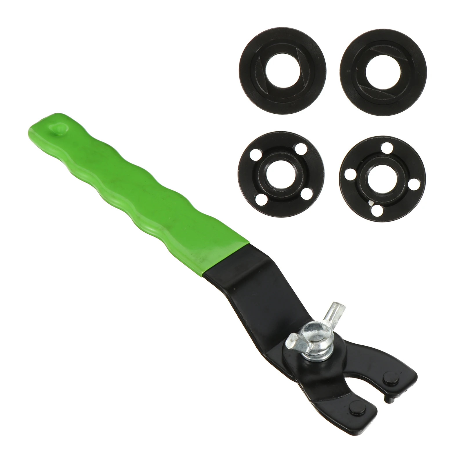 

1 set 1 Set Spanner Nut Kit Carbon Steel Durable Accessories For Grinder Repair Professional Use Flange Spanner Angle Grinder