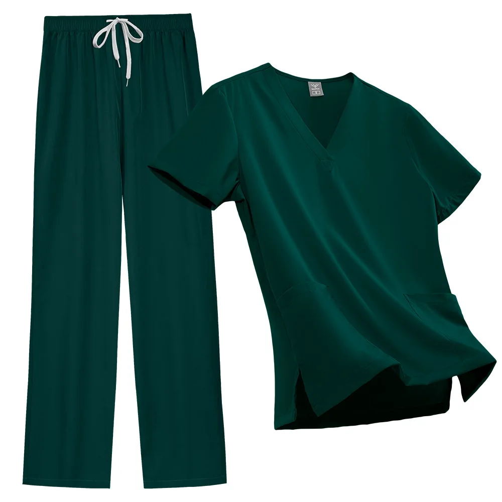 2025 Uniform Basic Straight Pants Thin Style Domestic Helper Nanny Nurse Maternity Center Unisex Workwear