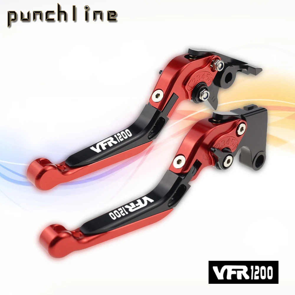 

Fit For VFR1200/F 2016-2017 VFR 1200F Motorcycle CNC Accessories Folding Extendable Brake Clutch Levers Adjustable Handle Set