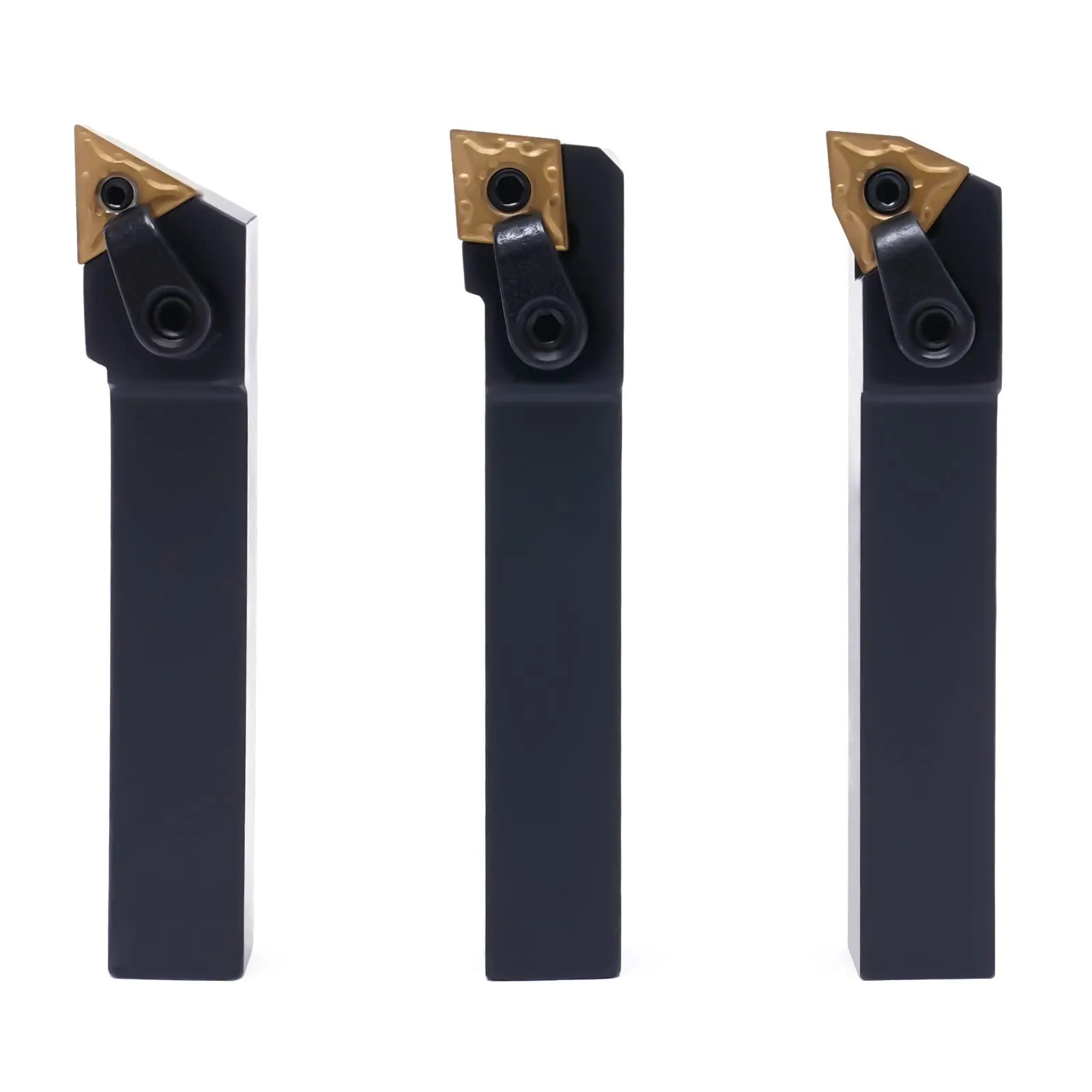 3 soportes de inserción para herramientas de torneado + juego de torno de carburo Indexable de 33 piezas, KPfaster MTJNR1616H16 + MWLNR16H08 + MCLNR1616H12 con C