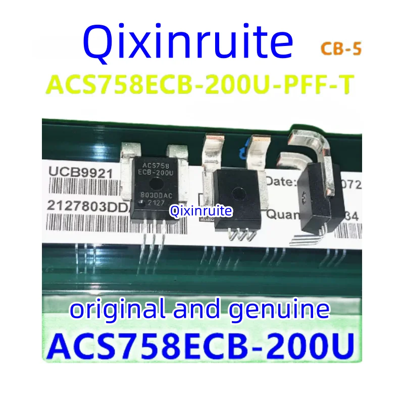 Qixinruite  Brand new original ACS758ECB-200U-PFF-T 5-CB current sensor 200A Dow Hall effect open loop one-way 1-way