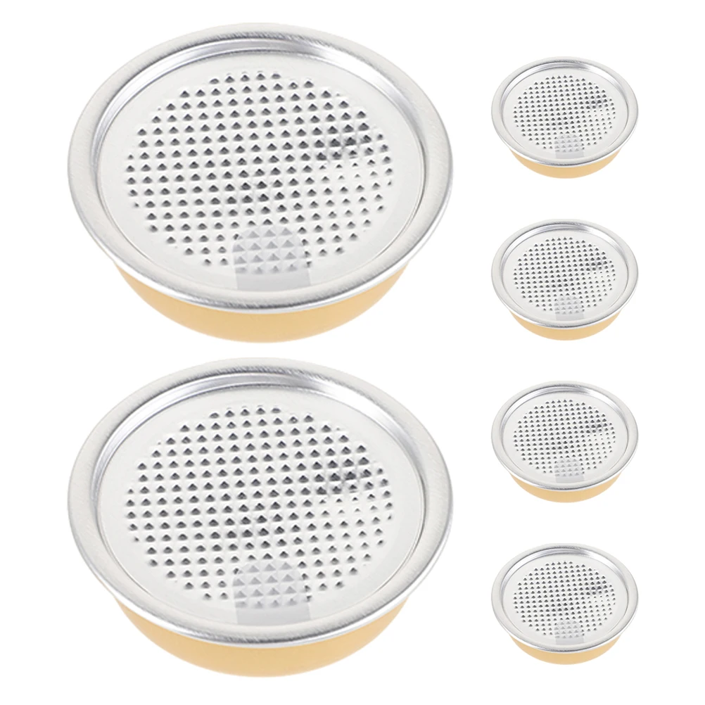 

6 Pcs Bird's Nest Fish Glue Bowl Cookie Storage Container Cake Pan Candy Tins with Lids