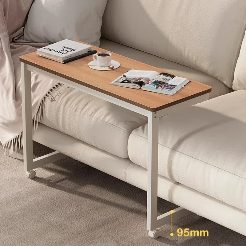 

Sofa Side Table Movable Coffee Table Home Living Room Small Apartment Trolley Sofa Balcony Table