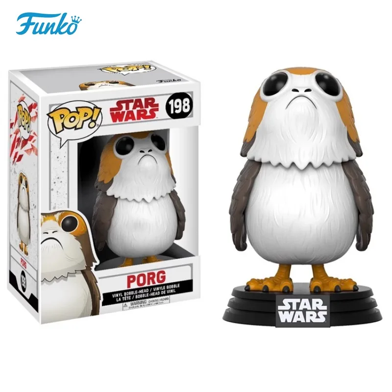 funko-フィルムスターウォーズ最後のジェダイポーグビニールフィギュアボブルヘッドアクションフィギュアおもちゃコレクションテーブル装飾品ファンギフト