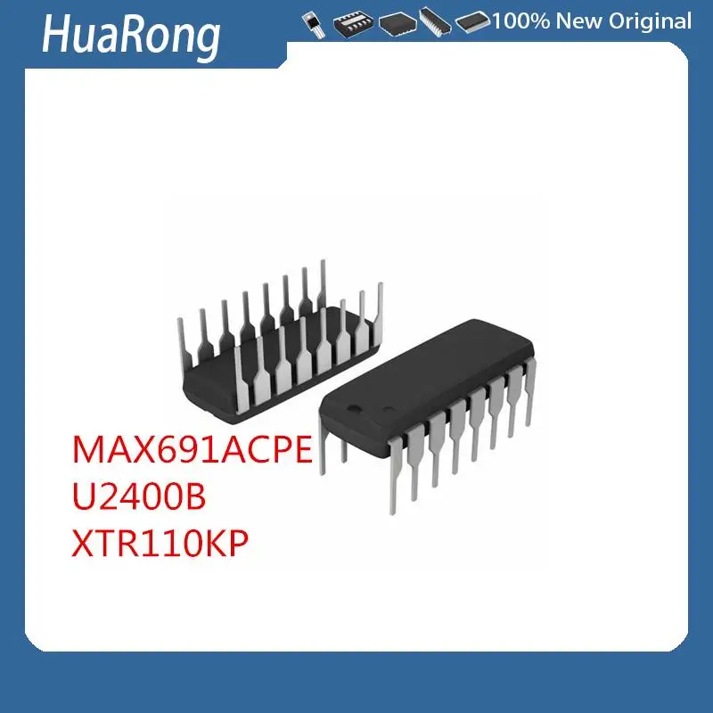 2Pcs/Lot   MAX691ACPE  MAX691 DIP-16       U2400B   XTR110KP   MAX186  DIP20   V9938  DIP64