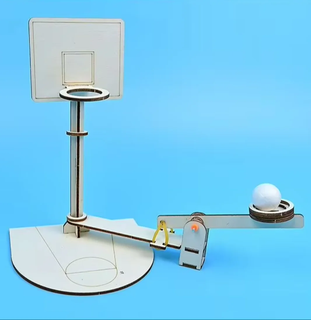 

Diy Science Experiment Shooting Lever Principle Science and Technology Small Production Pupils Hand-assembled Toys G88