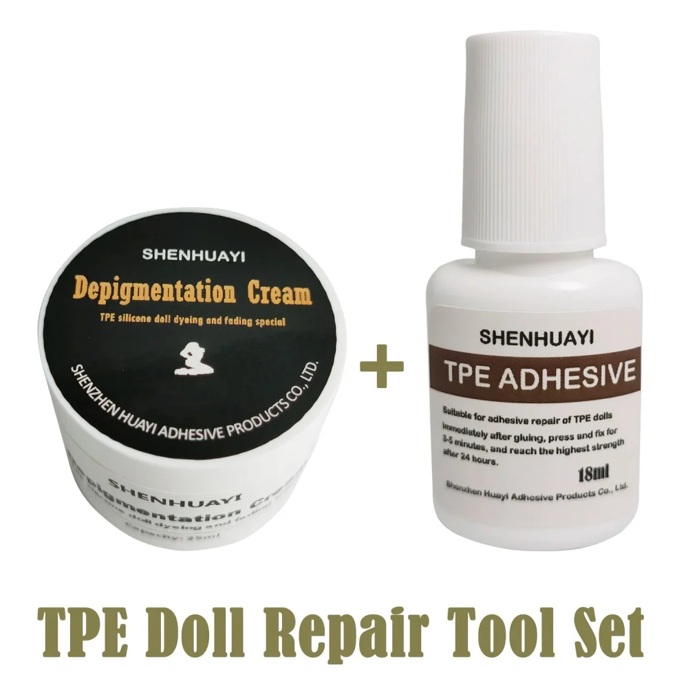 TPE repair agent+silicone doll cleaning cream discount combination