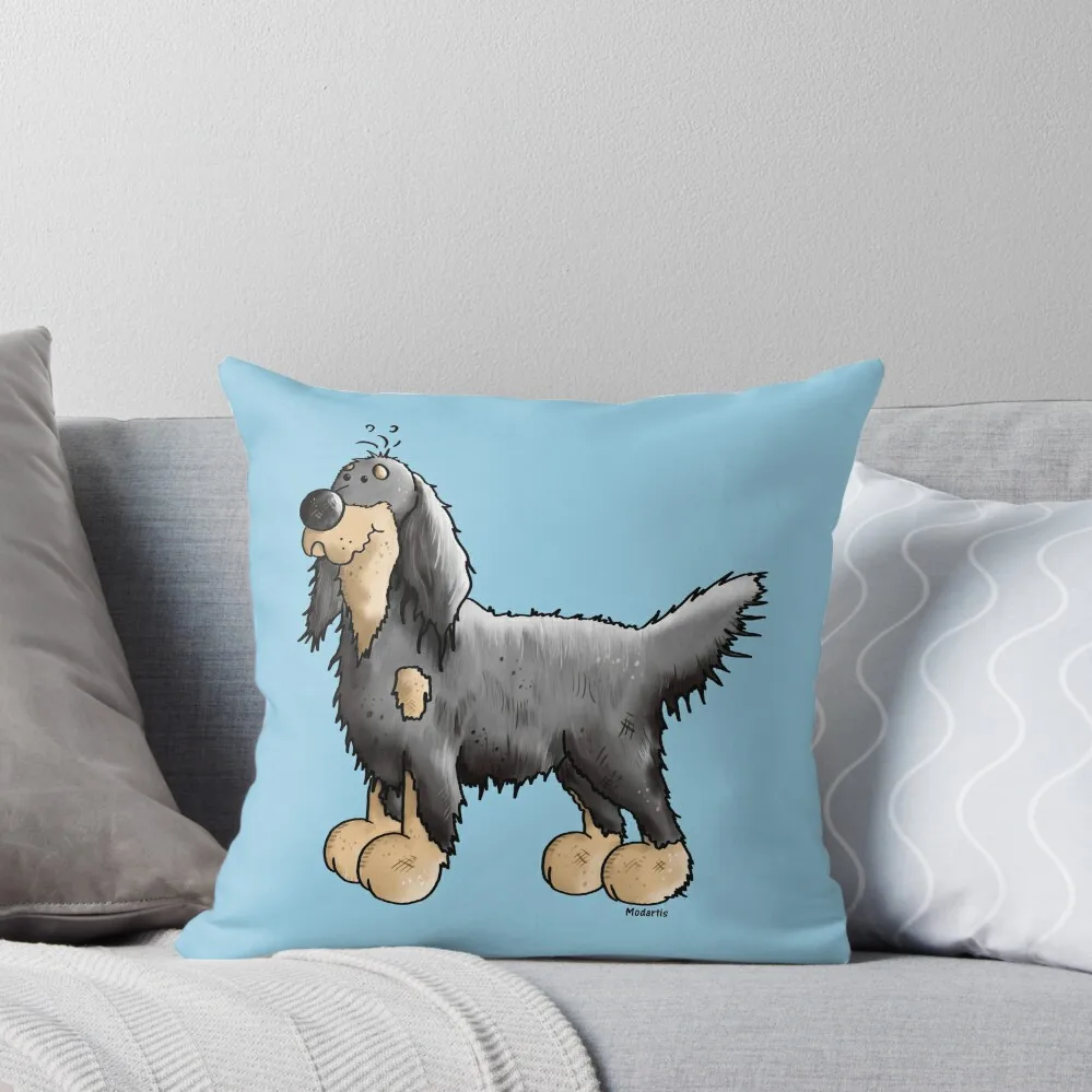 

Happy Gordon Setter - Dog - Dogs - Comic Gift Throw Pillow Christmas Covers For Cushions Custom Cushion Photo pillow