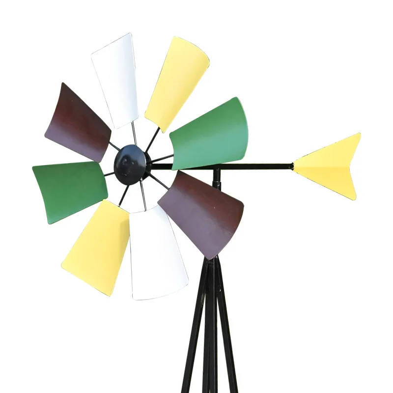 

Outdoor garden landscape sketch decoration rotating iron art