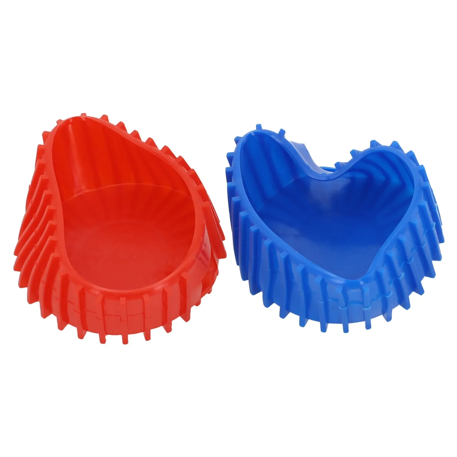 2pcs Protective Cover Red + Blue 70mm Manifold Gauge Protective Boot Covers For Gauges Red Blue Rubber Protective Cover Parts