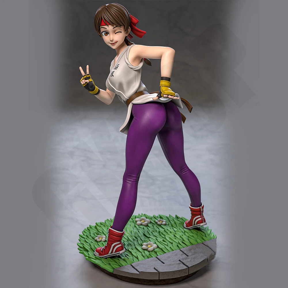 

1/24 3d Print Model Kit Sexy Girl Yuri Warrior Resin Figure Model Kit DIY Miniature Reduction Statue Unpainted Kit Toy