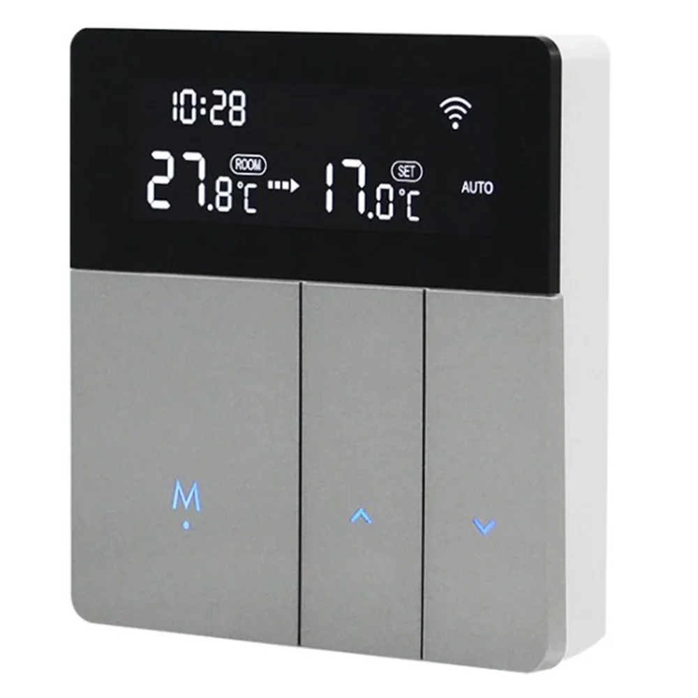 

Tuya WiFi Smart Temperature Controller Thermostat Backlight Brightness Automatic Adjustment APP Remote Control, I8HGA