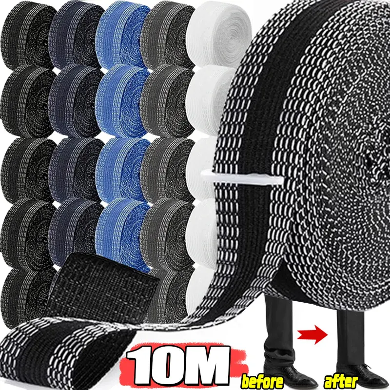 

1-10M Self-Adhesive Pants Hem Paste Tape Trouser Edge Paste Iron-on Pant Shorten Repair Jean Hemming Tape For DIY Sewing Fabric