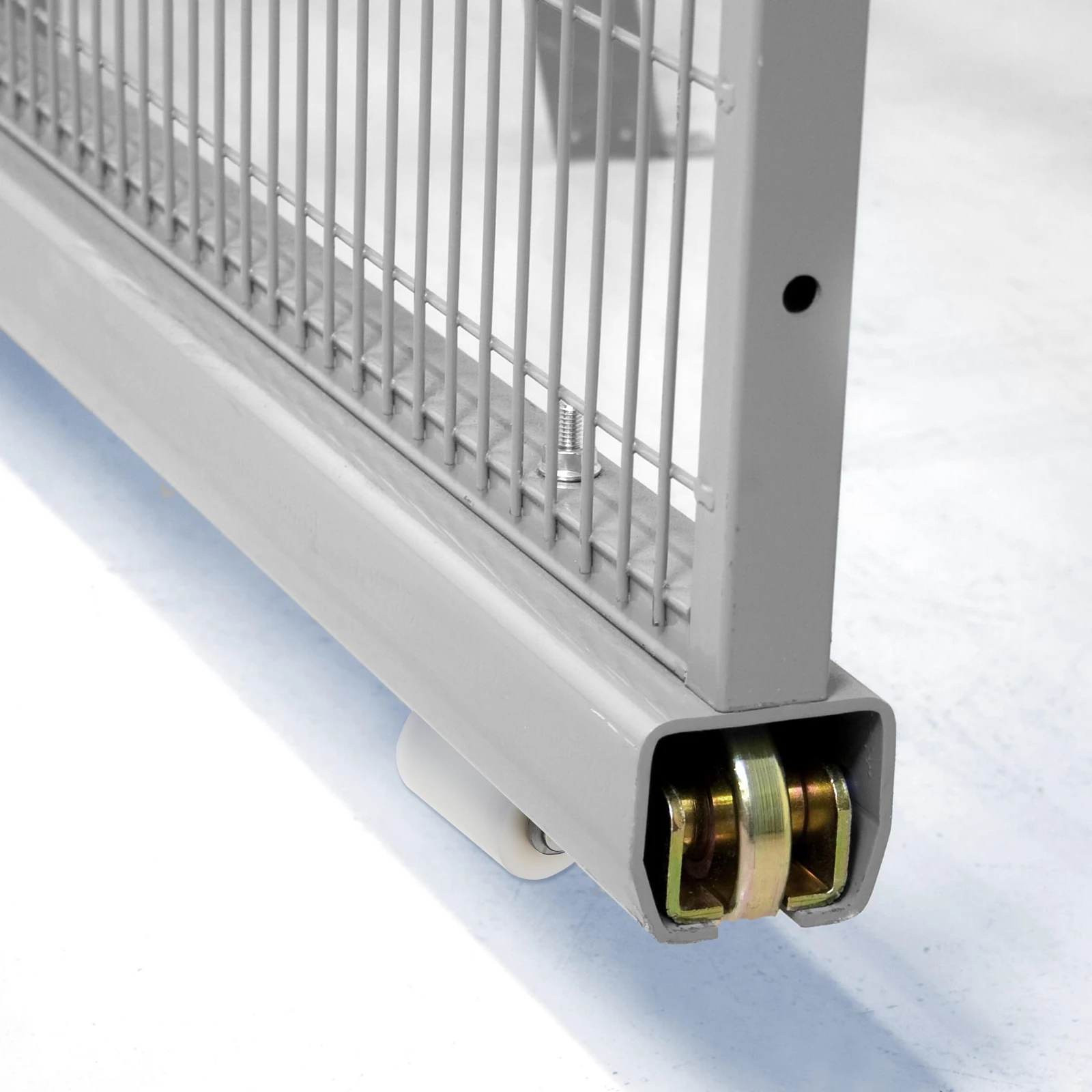 

2pcs Roller Stainless Steel Hard Nylon Bearings Smooth Operation Guiding Rail Door Sliding Gate Wheel Gate Wheel
