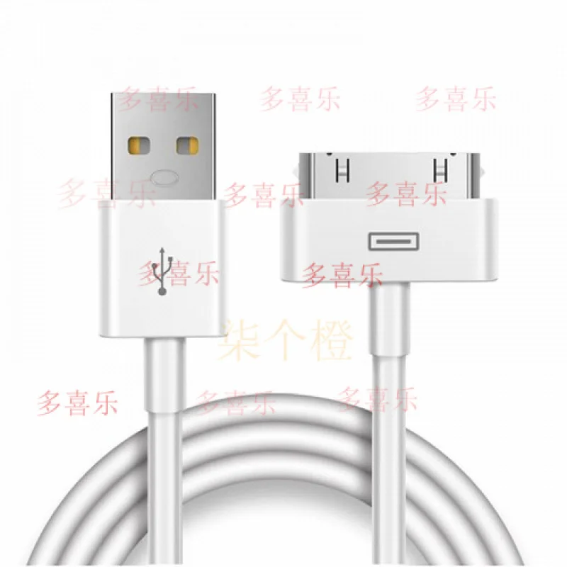 WW    1Meter 30Pin To USB Charge Sync Cable for iPhone 3 3G 4 4s iPod