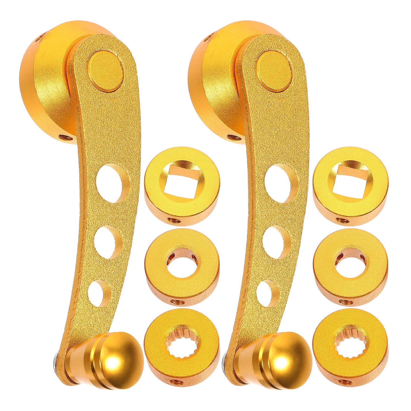 

Car Window Handle Automobile Crank Automatic Replacement Golden Accessories Interior