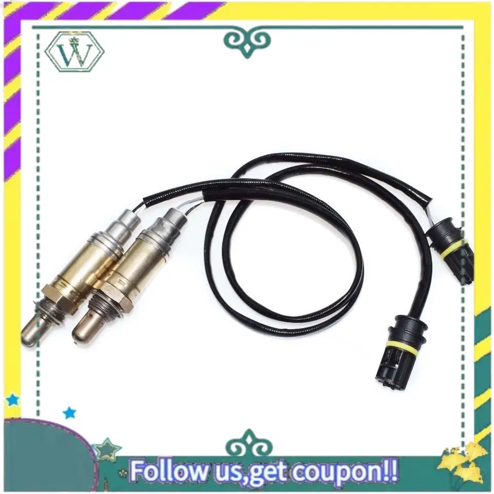Atualizado 2 pces substituição sensor de oxigênio o2 1781433050, 11781433940 sensor compatível apto para bmw e46 320 323 325 330 525 528 530