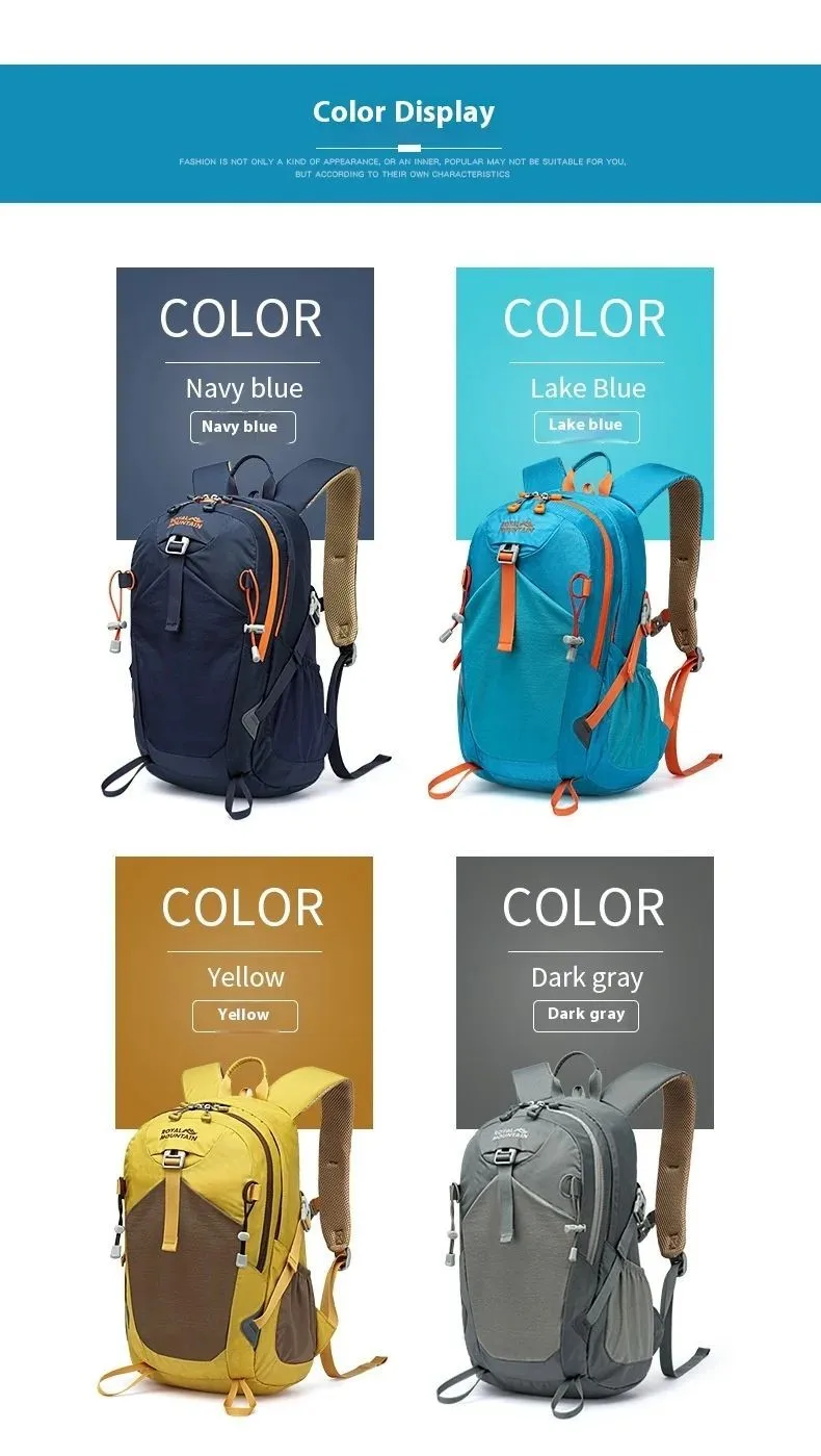 

20л уличный походный рюкзак для кемпинга, мужской уличный водонепроницаемый легкий альпинистский рюкзак, женский велосипедный рюкзак с водонепроницаемым чехлом