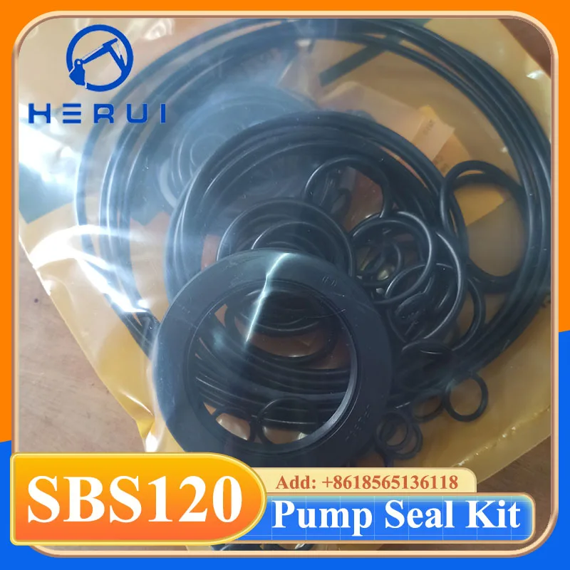 High Quality SBS120 E320C E320D Hydraulic Pump Seal Kit for 320C/D Excavator Main Pump Oil Seal Repair kit