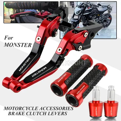 For DUCATI MONSTER 696 796 695 620 400 Motorcycle Accessories Adjustable Folding Extendable Brake Clutch Levers