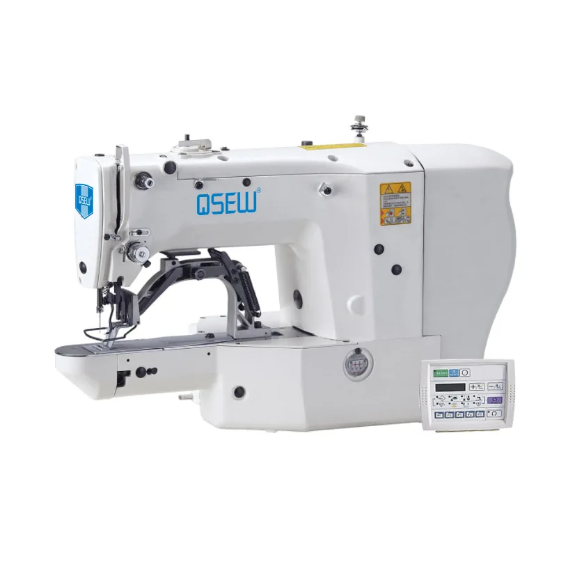 

# Hot Sales For QS-1900ASS High Speed Direct Drive Bartacking Industrial Sewing Machine Chrysanthemum Hole Making