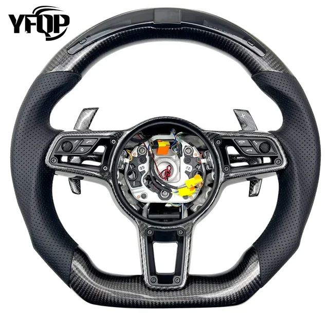 Upgrade for Porsche Panamera Macan Cayenne 718 918 911 992 Carbon Steering Wheel