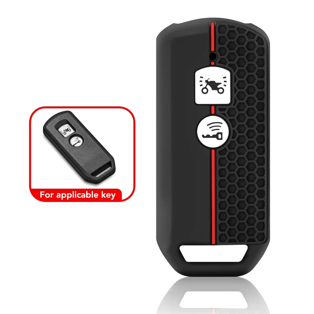 Silicone Holder Key Case For Honda SH 125 Forza 350 250 750 ADV 150 X-ADV SH150i SH300 150 PCX 125 2020-2023 Keychain Key Cover image 6