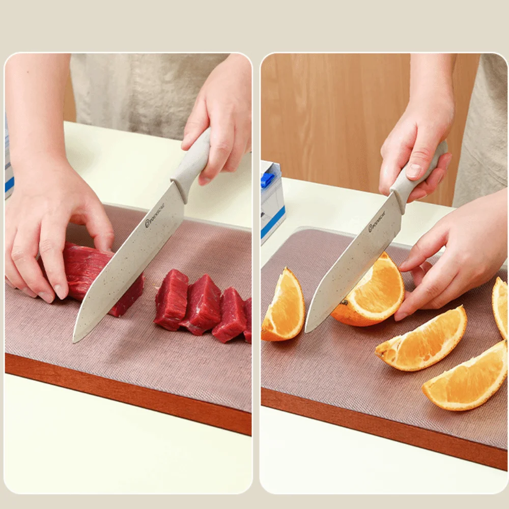 Disposable Chopping Board Mat Antibacterial Anti-Slip Kitchen Chopping Paper Portable Cuttable Cutting Board Pad Outdoor