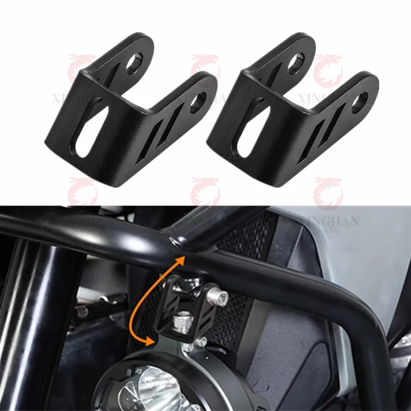 

1 Pair Scooter Bumper Front Spotlight Bracket For ZONTES 368G 703F ZT700-3F Specialized Adjustable Modification Accessories