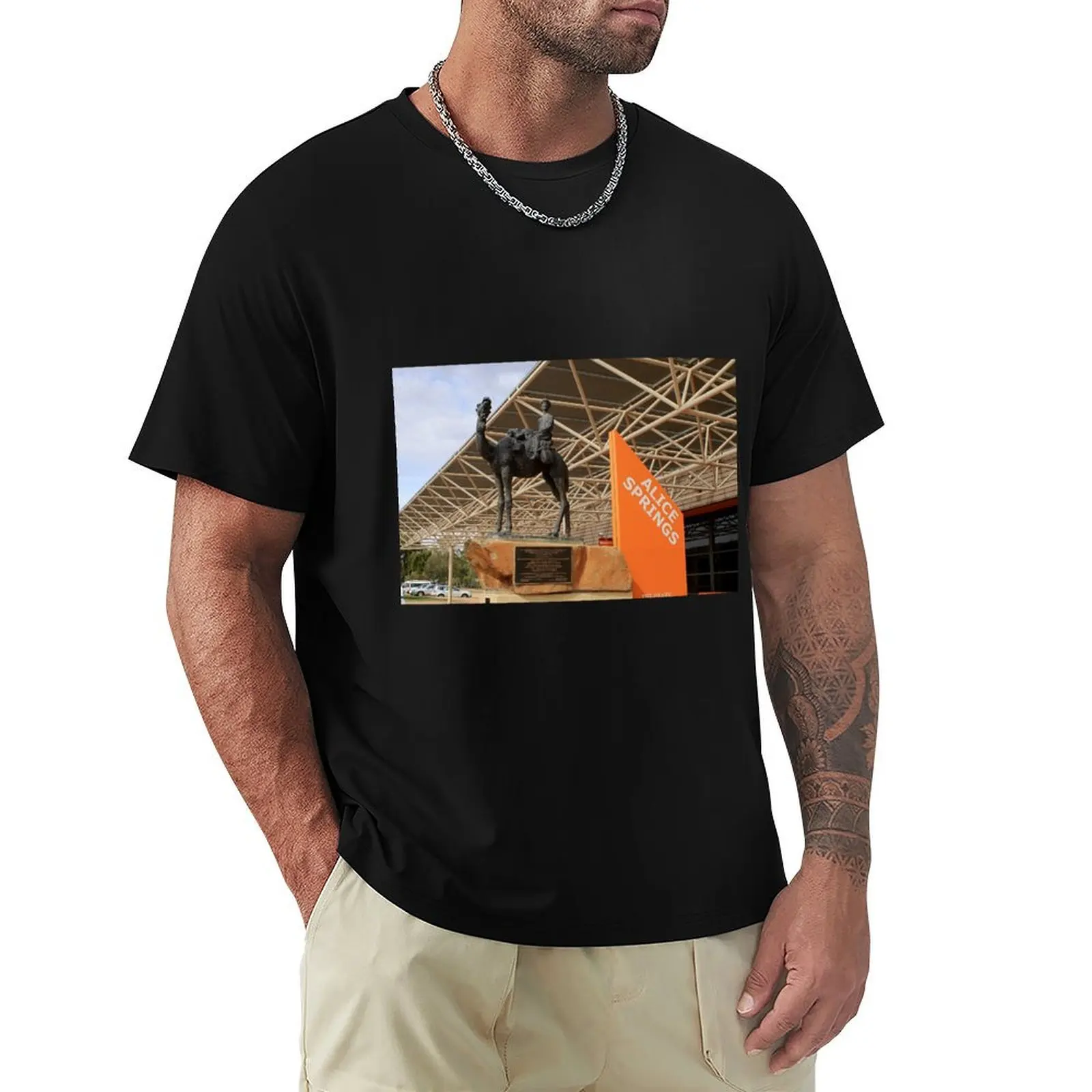 Alice Springs Railway Station, Australia T-Shirt t shirts for man pack white T-Shirt