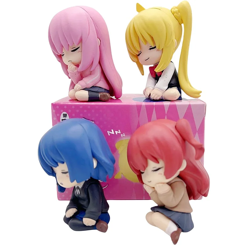 Bocchi Le Rocher! Boîte aveugle série Sleeping, jouets Gashapon Hitori Gotoh Ikuyo Kita Nijika Ijichi Ryo Yamada, joli jouet, modèle cadeaux