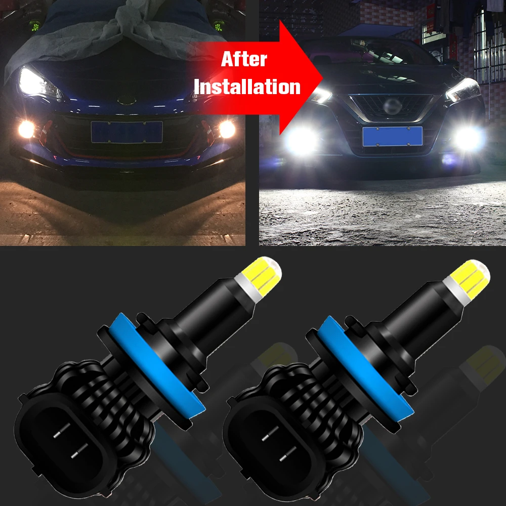 Luz LED antiniebla para coche, lámpara Canbus para Volvo XC70 1997-2013 2001 2002 2003 2004 2005 2006 2007 2008 2009 2010 2011 2012, accesorios, 2 piezas