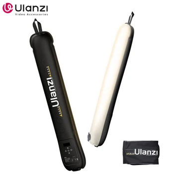 Ulanzi UA12 12W צינור אוויר נפח 2700K-6500K אור דו צבעי מקל תאורה כיס עם מתקן מגנטי עבור Livestream