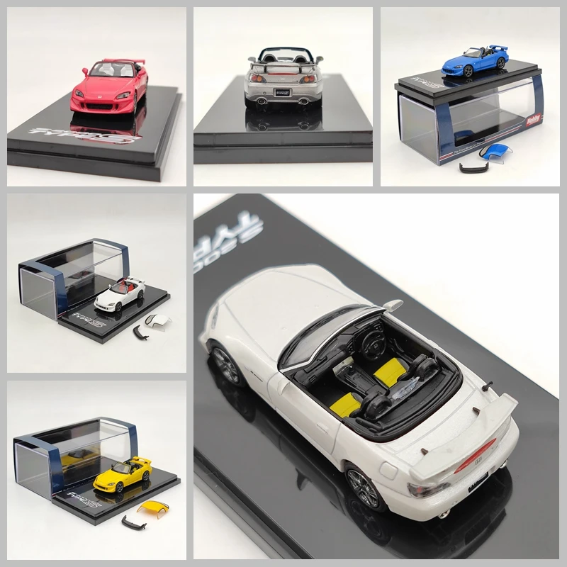 

Hobby Japan 1:64 Honda S2000 Type S AP2 Alloy Convertible Car Model Adult Classic Collection Gift Souvenir Boys Toy Spot