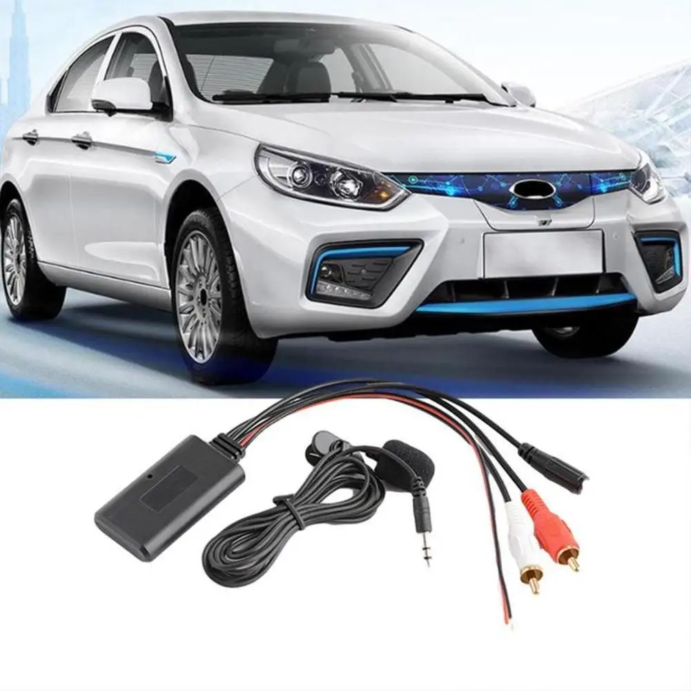 

1 компл. автомобильный радиоприемник Bluetooth музыка AUX телефонный звонок громкая связь микрофон адаптер для Peugeot для Citroen