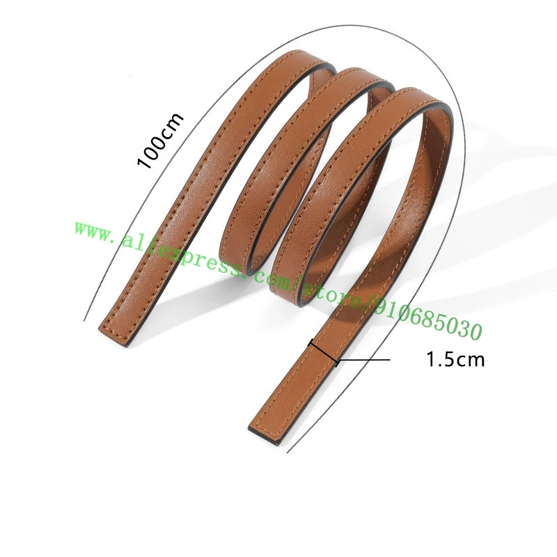 Genuine Calfskin Bag Strap For Handbag Purse Backpack DIY Shoulder Belt Extension Replacement 4 Style Texture 100cm