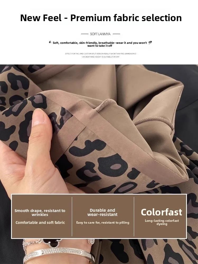 High Waist Yoga Pants Women's Fitn Tight ark Skin Pattern Boting Trousers Spring Autumn New Abdomen Lifting Butt Enha...