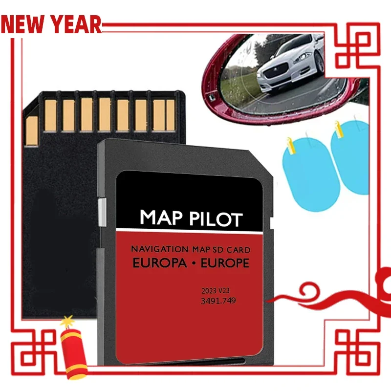 

for Mercedes Becker A B C E CLA CLS GLA GLK Vehicle 2023 GPS NTG4.5 system Version 23 Navigation Update Europa map SD Card