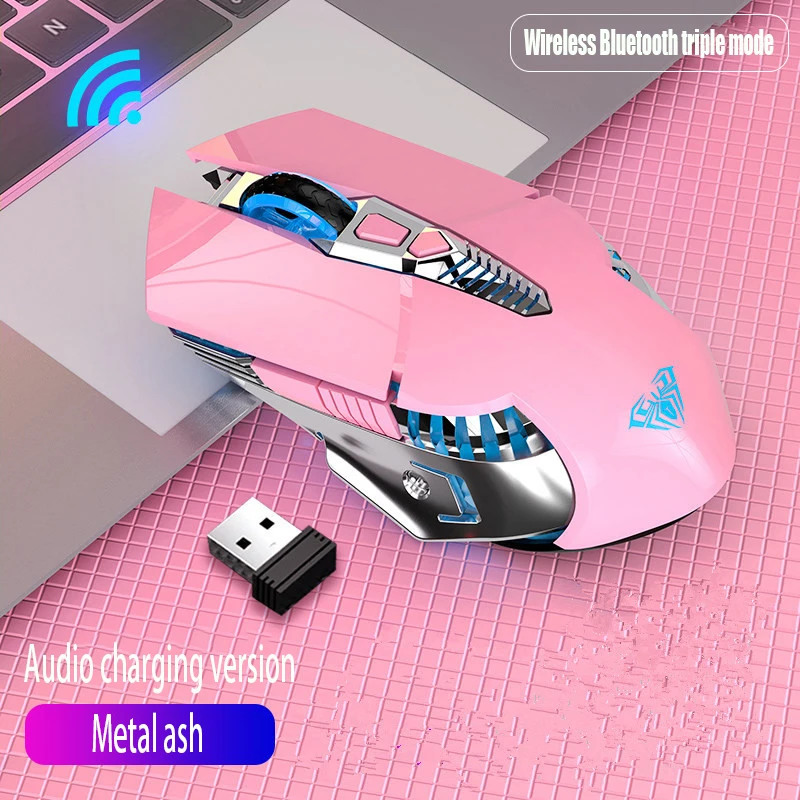 SC200 Bluetooth Dual Mode Mouse Rechargeable Silent Laptop Desktop Computer Game Office Home