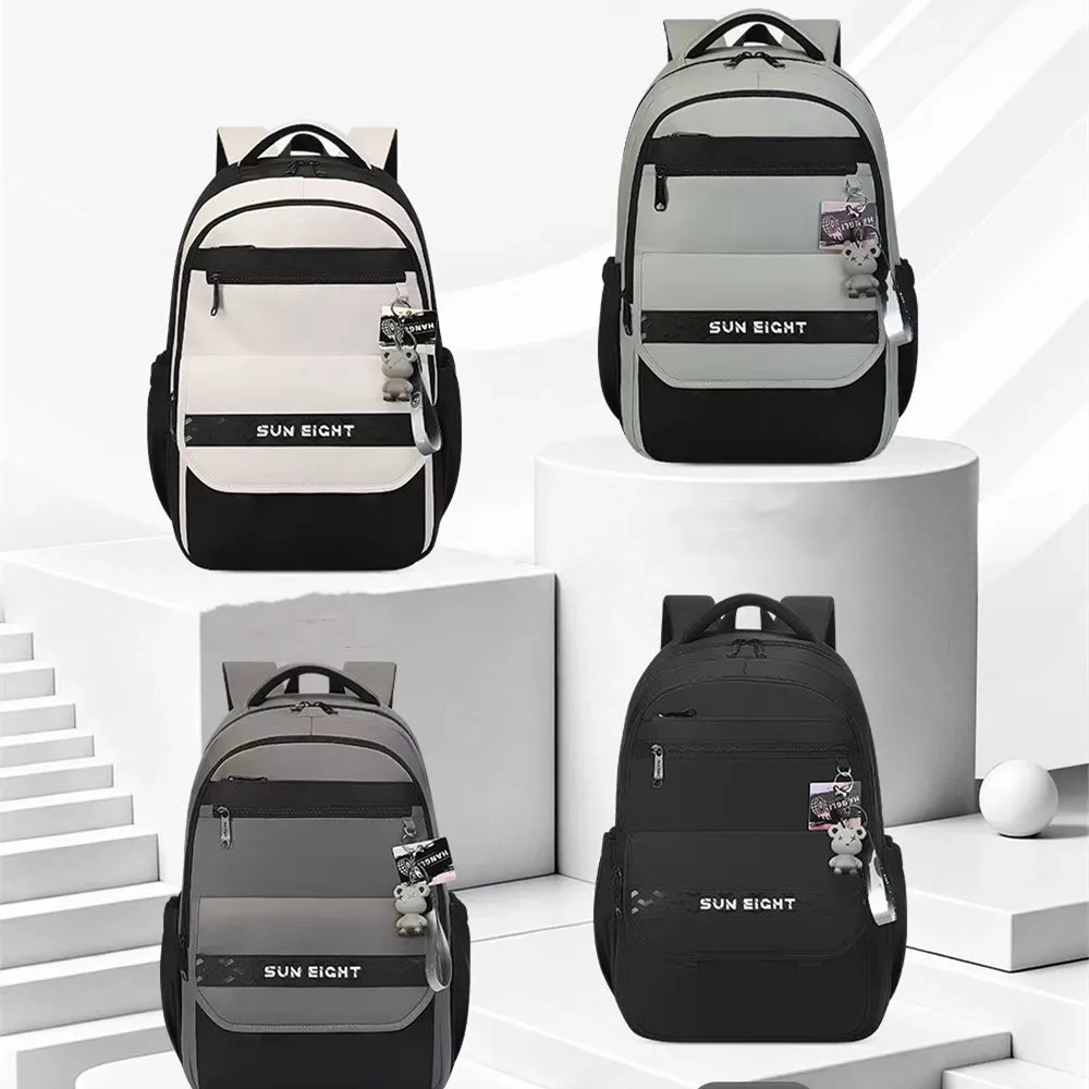 Sun Eight Leisure School Bag Boy Girl Mochila Escolar Travel Backpack Middle High Student Shoulder Orthopedic Backpack Light