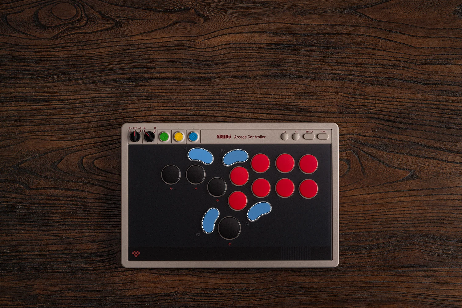 8BitDo All-Button Arcade-Controller für Switch & Windows – 3 Verbindungsmodi, flache lineare Schalter, 4 programmierbare Tasten – Detail 9