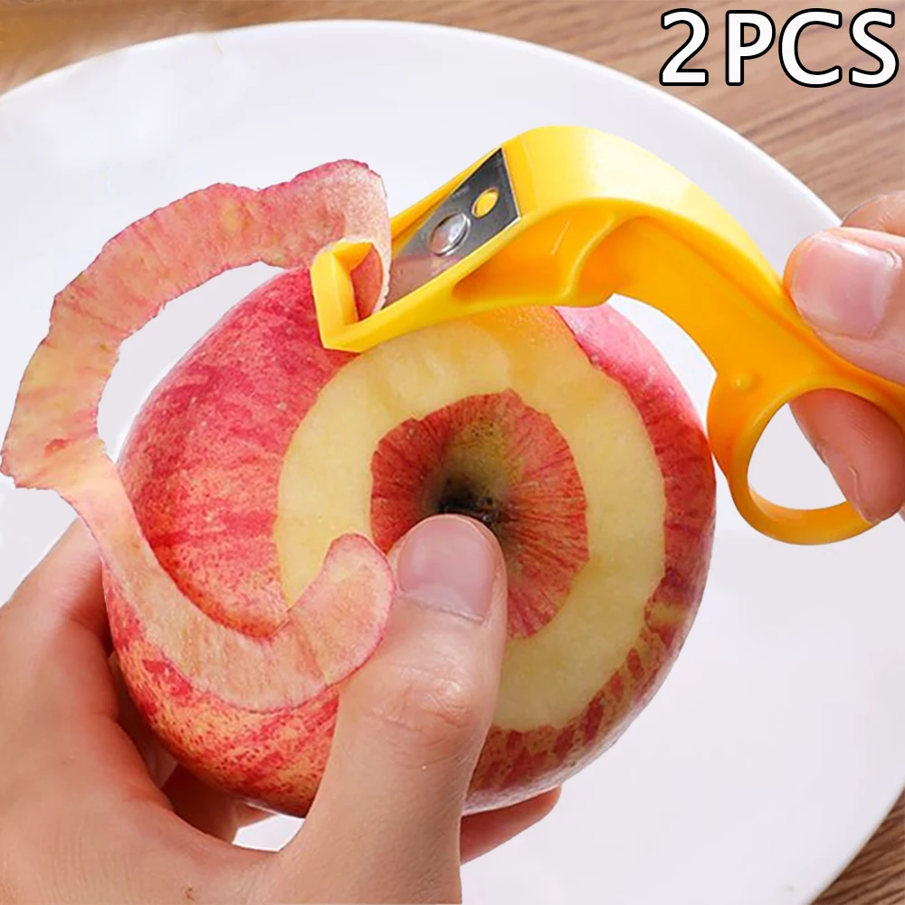 2/1Pcs Fruit Peeler Vegetable Peeler Portable Multi-purpose Manual Peeling Fruit Kiwi Peeler Orange Cutter Kitchen Accessories