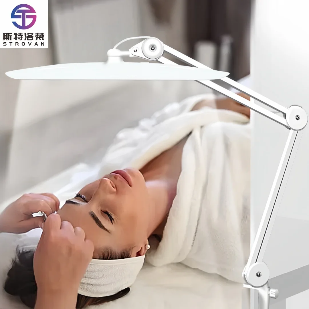 

STLF LZS Desktop Folding Table Lamp Clip-type Eye Protection Learning Shark Lamp Nail Art & Eyelash Pattern Full-Spectrum UV Bea